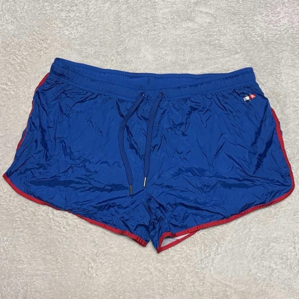 Tommy Hilfiger blue and red swimwear shorts